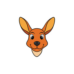 Kangaroo Head Vector – Stylized Illustration, Icon, Silhouette & Clipart