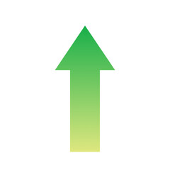 Illustration of green and yellow gradient arrows