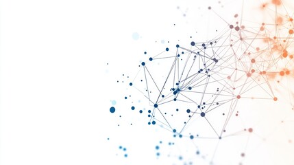 Abstract network graphic design, data connections, modern technology, background image, presentation graphic