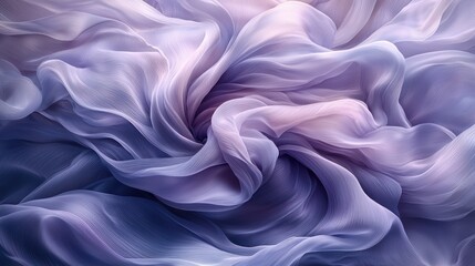 Obraz premium Delicate, flowing fabric with soft color gradient