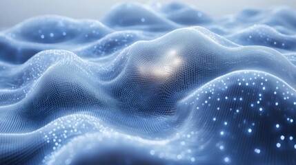 Obraz premium Abstract digital wave technology background design