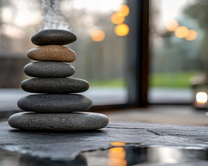 Experience ultimate relaxation with Hot Stone therapy, enhanced by gentle steam rising from warm Basalt stones, strategically placed on the back to soothe muscles and melt away tension This ancient