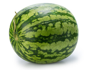 Red watermelon  on white background. Watermelon seedless tropical fruit isolate on white with clipping path.