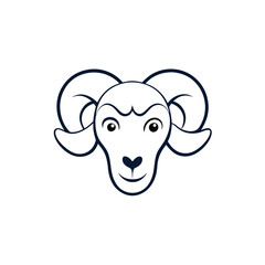 Ram Head Vector – Bold Illustration, Animal Logo, Mascot & Clipart