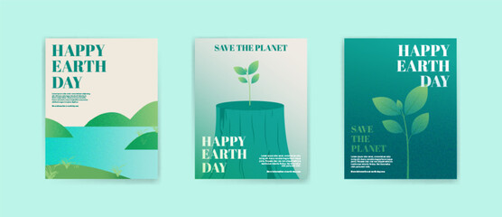 Earth day campaign banner. Banner design for a campaign to protect the environment and the earth we live on.