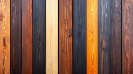 Wood art display beautifully stained planks in various colors interior design modern aesthetic