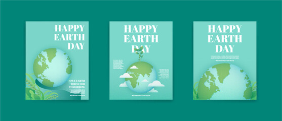 Earth day campaign banner. Banner design for a campaign to protect the environment and the earth we live on.