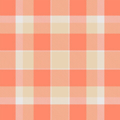 No people textile fabric pattern, periodic tartan texture check. Dog tooth background plaid seamless vector in red and light colors.