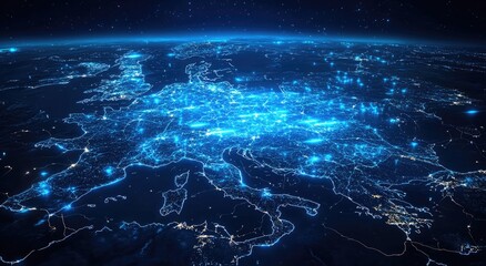 European Cities Networked, Night View