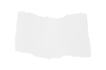torn light gray paper on a transparent background
