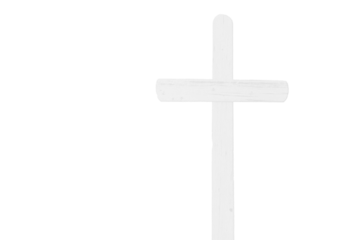 Easter cross on the png background