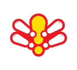 exclamation point concept. five-point exclamation point