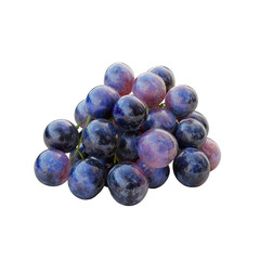 Fototapeta premium Grapes fruit isolated on white or transparent background
