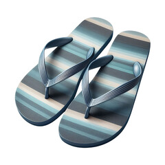 Flipflops isolated on transparent background