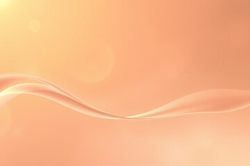 A minimalistic abstract swoosh wave background 
in warm terracotta and cool style