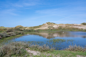 A lake in the dune nature reserve