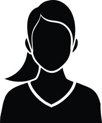 girl icon vector design image