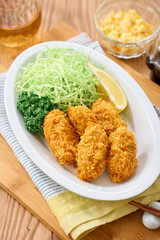 カキフライ – サクサクの牡蠣フライとタルタルソース