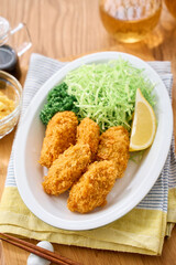 カキフライ – サクサクの牡蠣フライとタルタルソース