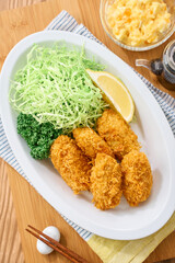 カキフライ – サクサクの牡蠣フライとタルタルソース