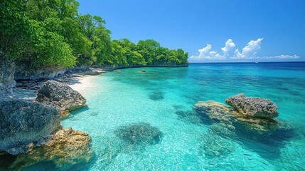 Obraz premium Tropical Island Paradise Beach Vacation Getaway