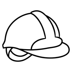 construction helmet icon vector