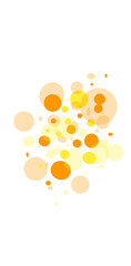 abstract background with orange circles