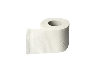 Toilet paper on transparent png. Soft toilet paper