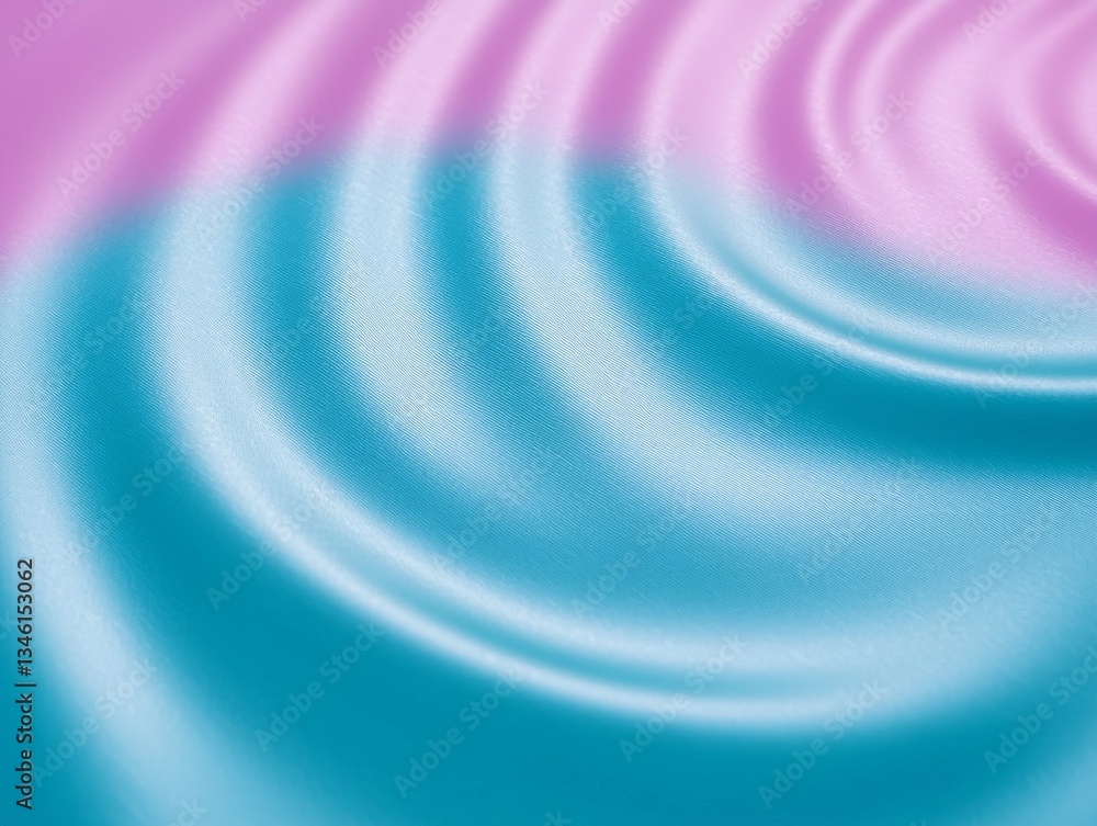 Poster a smooth gradient of pink and teal, showcasing gentle waves or ripples, creating a soft and calming 