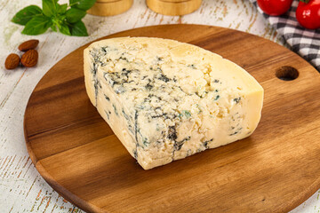 Gourmet blue cheese with mold