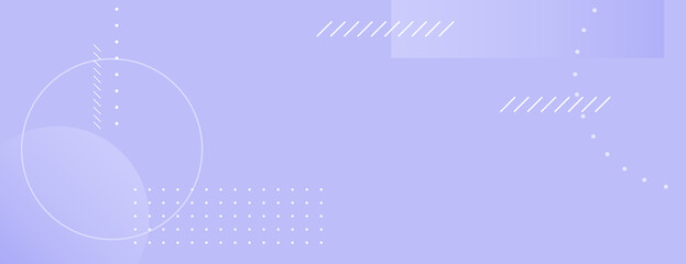 Abstract purple background with geometric shapes. The background is smooth with light purple accents and dotted patterns. Aesthetic background vector. Purple background.