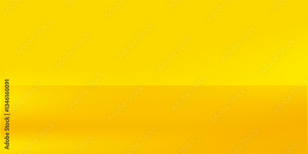 Poster yellow background abstract with gradient in empty room studio, yellow empty room studio gradient use
