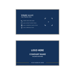 Double-sided Luxury Minimalist Corporate abstract professional simple coral color double sided print Business card design.
