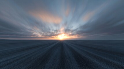 Sunset Highway: A Journey Towards the Horizon