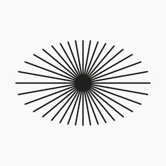 Obraz premium Starburst shape shape illustration vector