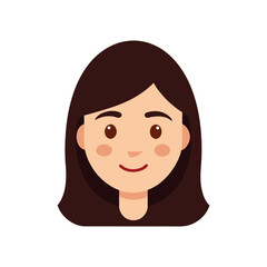 emoji woman face head.eps