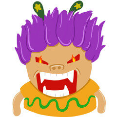 funny cartoon monster