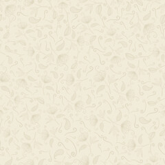 Baroque wallpaper. Decorative floral elements seamless fabric design pattern