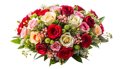 A beautiful bouquet of pink roses with fresh green leaves, perfect for a wedding, anniversary, or romantic gift