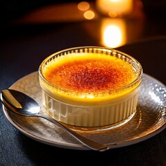 Cr&egrave;me Br&ucirc;l&eacute;e and Sophisticated Dessert Presentation