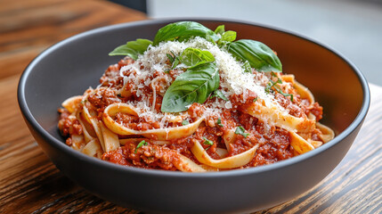 Hearty Italian Pasta with Rich Meat Sauce