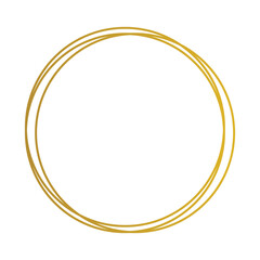 hand drawn and pen drawn circle and round icon. circle and round frame icon.