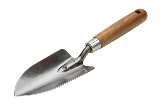 Garden trowel isolated on transparent background