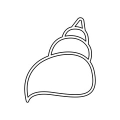 Shellfish icon in line style