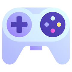 Obraz premium Video game. Editable vector icon, coloured.