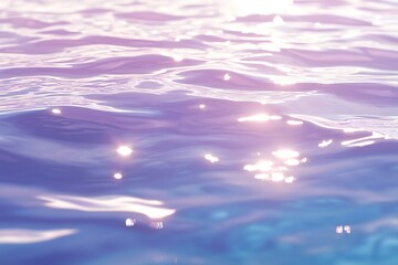 Dreamy ocean waves shimmering in soft sunlight, creating a tranquil and ethereal seascape. Perfect for backgrounds, nature themes, and relaxation concepts