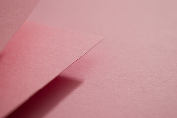 Close up, geometric 3d pink background