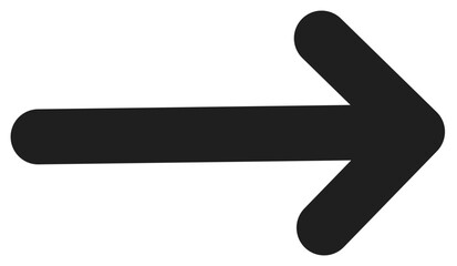 black arrow icon