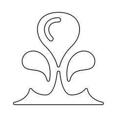 Obraz premium Milk icon in line style