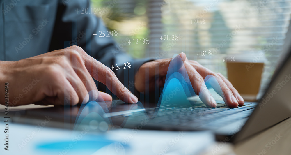 Aufkleber data analysis interface database. analyst information system. business technology research.